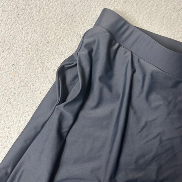 Honey Mark Swim Set 3XL Gray Sugar Skort & Rash Guard Top 2 Piece Set NEW - Picture 9 of 10